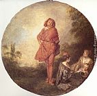 Jean-antoine Watteau Famous Paintings - L'Orgueilleux
